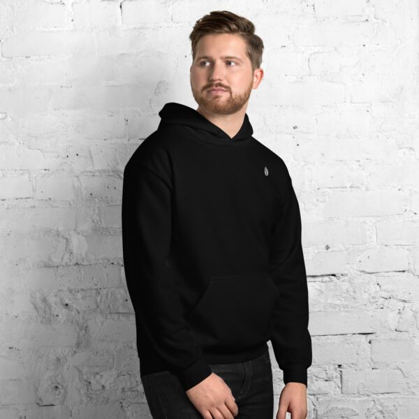 🐚 Salty Soul – Unisex Kapuzenpullover mit gestickter Kaurimuschel – Bild 2
