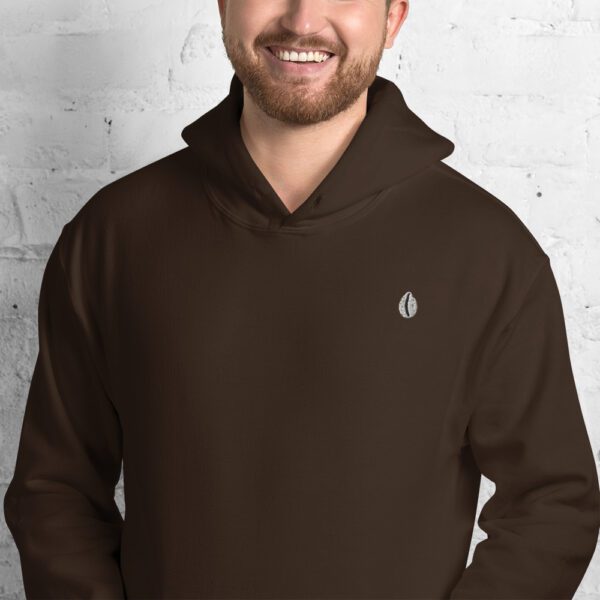 🐚 Salty Soul – Unisex Kapuzenpullover mit gestickter Kaurimuschel – Bild 5