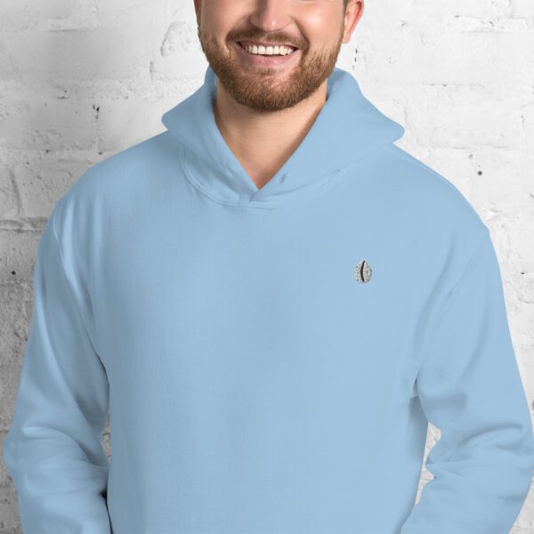 🐚 Salty Soul – Unisex Kapuzenpullover mit gestickter Kaurimuschel – Bild 9