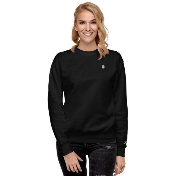 🐚 Salty Soul – Unisex Sweatshirt mit gestickter Kaurimuschel – Bild 2